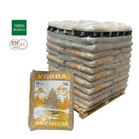palette de pellets verba premium 